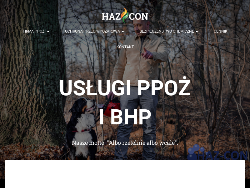 Haz-Con Firma Ppoż: Ochrona przeciwpożarowa BHP