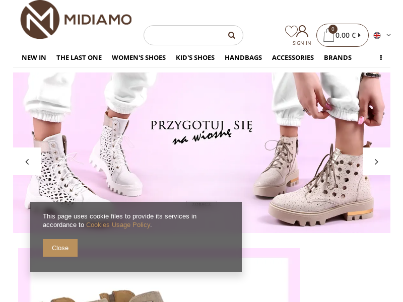 Sklep z obuwiem damskim i  torebkami Midiamo.pl