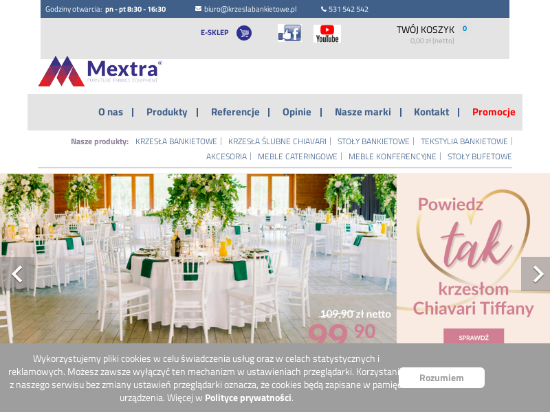 Meble Horeca - Producent mebli bankietowych
